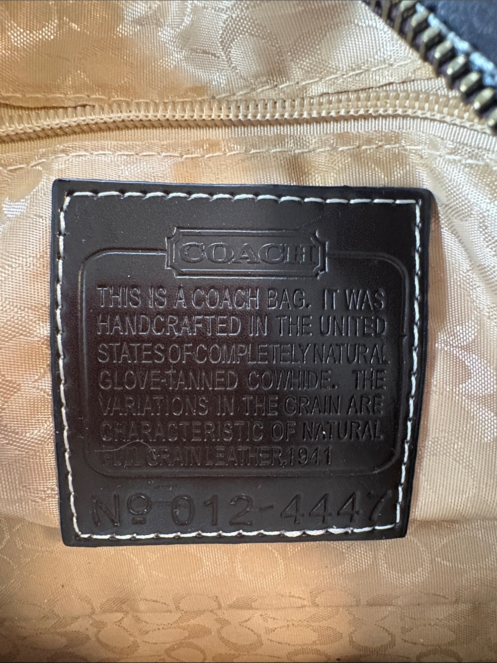 Vintage Inspired Y2K Coach Hampton 9268 Two-Tone Satchel - Picture 4 of 11